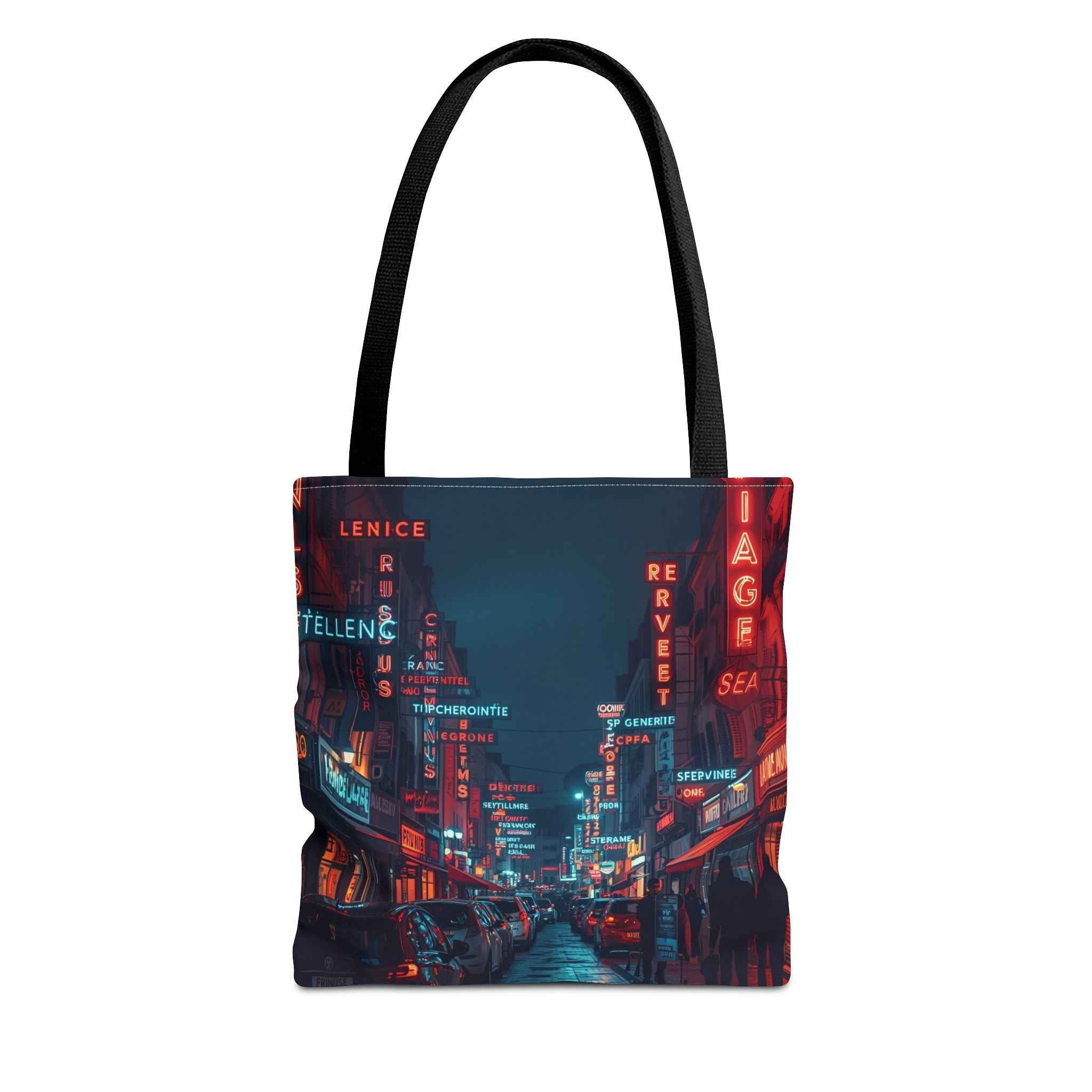 Urban Nightlife in France Tote Bag - Stylish and Versatile for Everyday Use